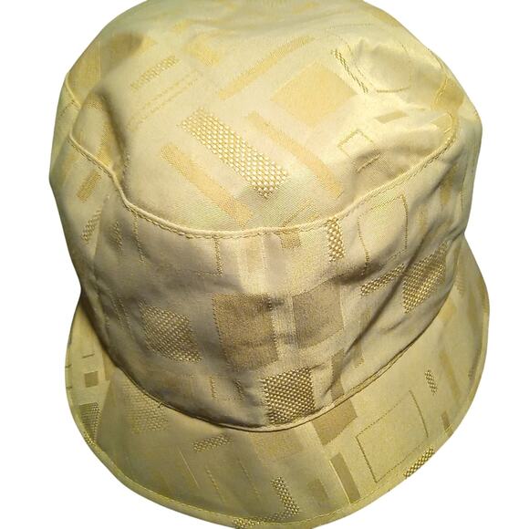The Limited Patterned Bucket Hat Khaki Size Medium - Picture 1 of 4